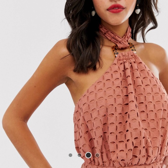 Halter neck maxi dress - Picture 4 of 8